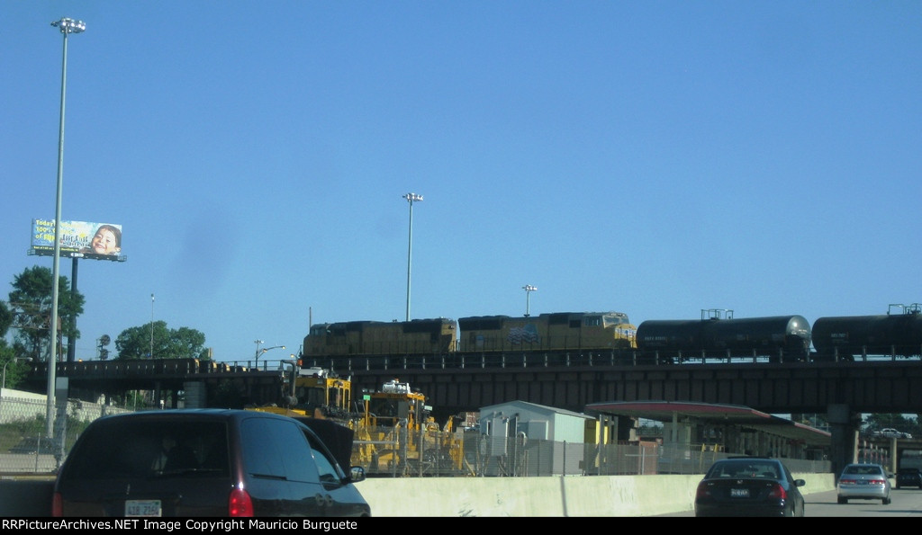 UP Train over the bridge